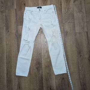 Hollister California Skinny Epic Flex White Jeans W-30 L-30 #Grunge #Y2K